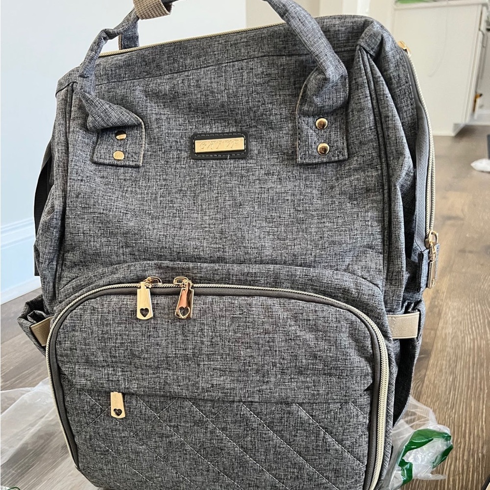 Diaper backpack bag